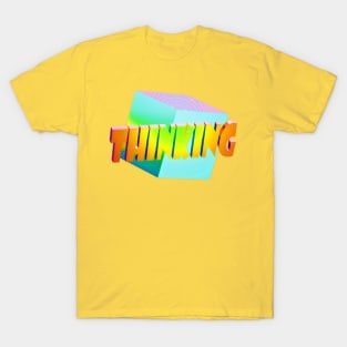 Thinking Outside the Box Pun Colorful 2 T-Shirt